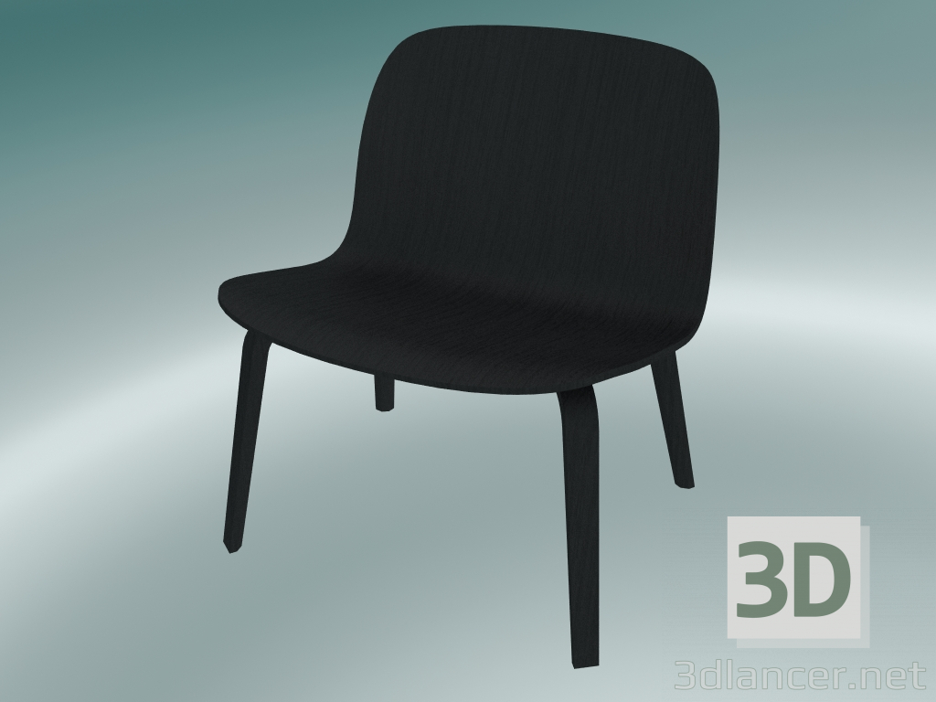 3D Modell Ruhesessel Visu (Schwarz) - Vorschau