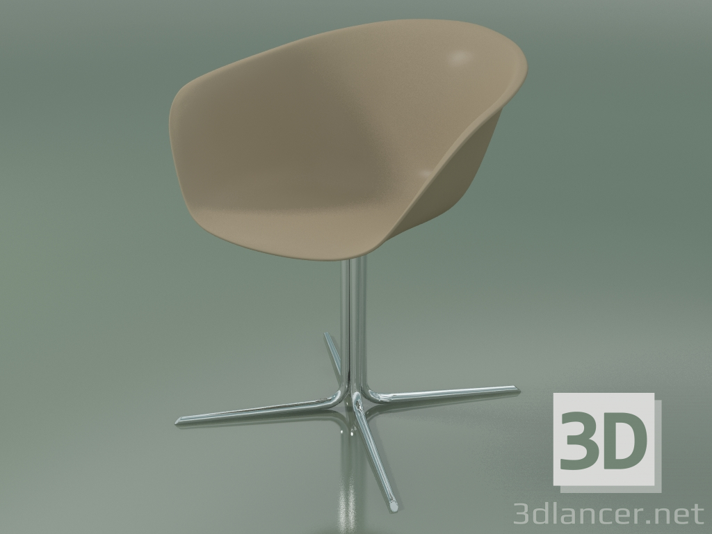 modello 3D Sedia 4205 (4 gambe, girevole, PP0004) - anteprima