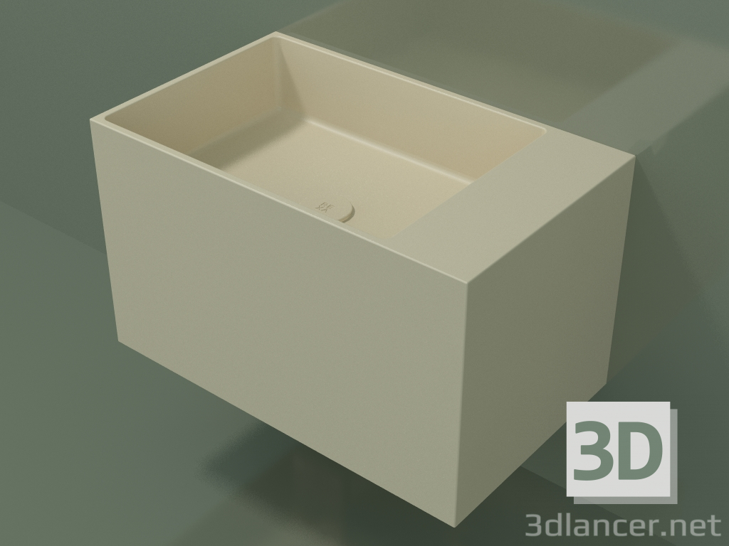 Modelo 3d Lavatório montado na parede (02UN32102, Bone C39, L 60, P 36, H 36 cm) - preview