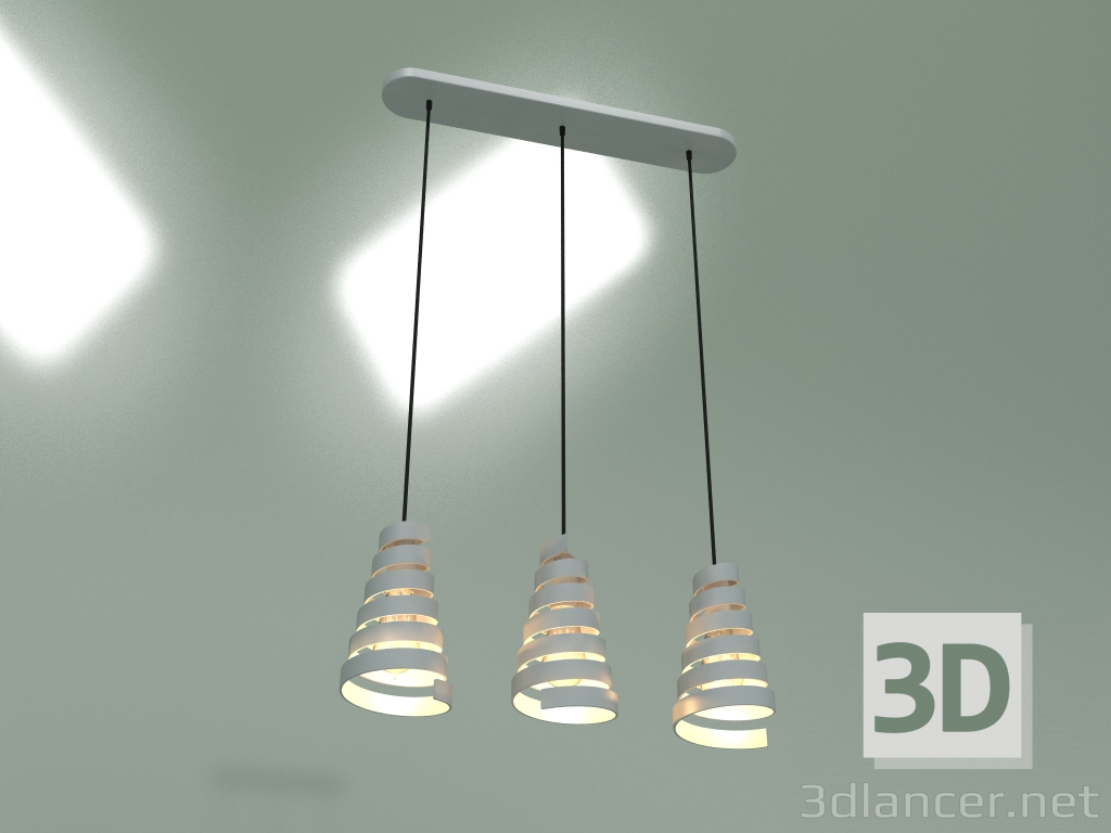 3d model Pendant lamp Storm 50058-3 (silver) - preview