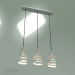 3d model Pendant lamp Storm 50058-3 (silver) - preview