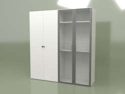 Armoire 4 portes GL 140 C (Blanc)