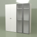 Modelo 3d Roupeiro 4 portas GL 140 C (Branco) - preview