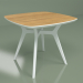 3d model Mesa de comedor Lars Roble (blanco, 900x900) - vista previa