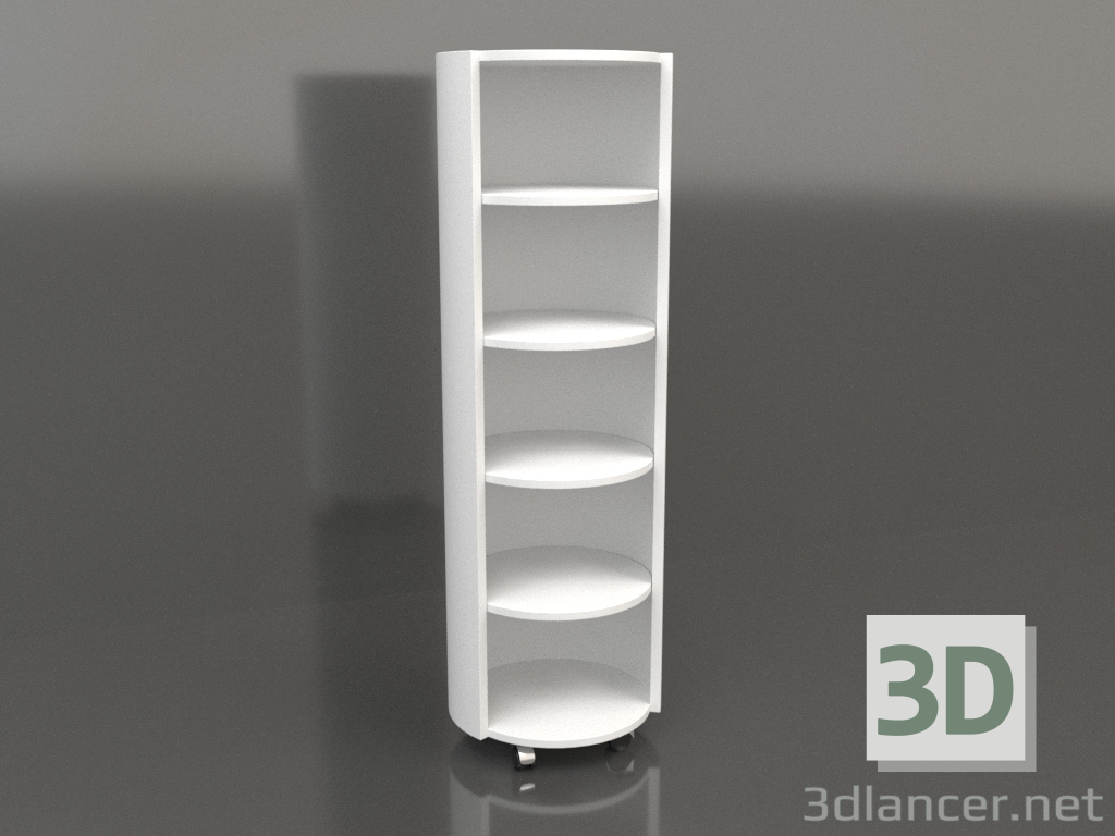 3d model Rack on wheels TM 09 (D=503х1560, white) - preview