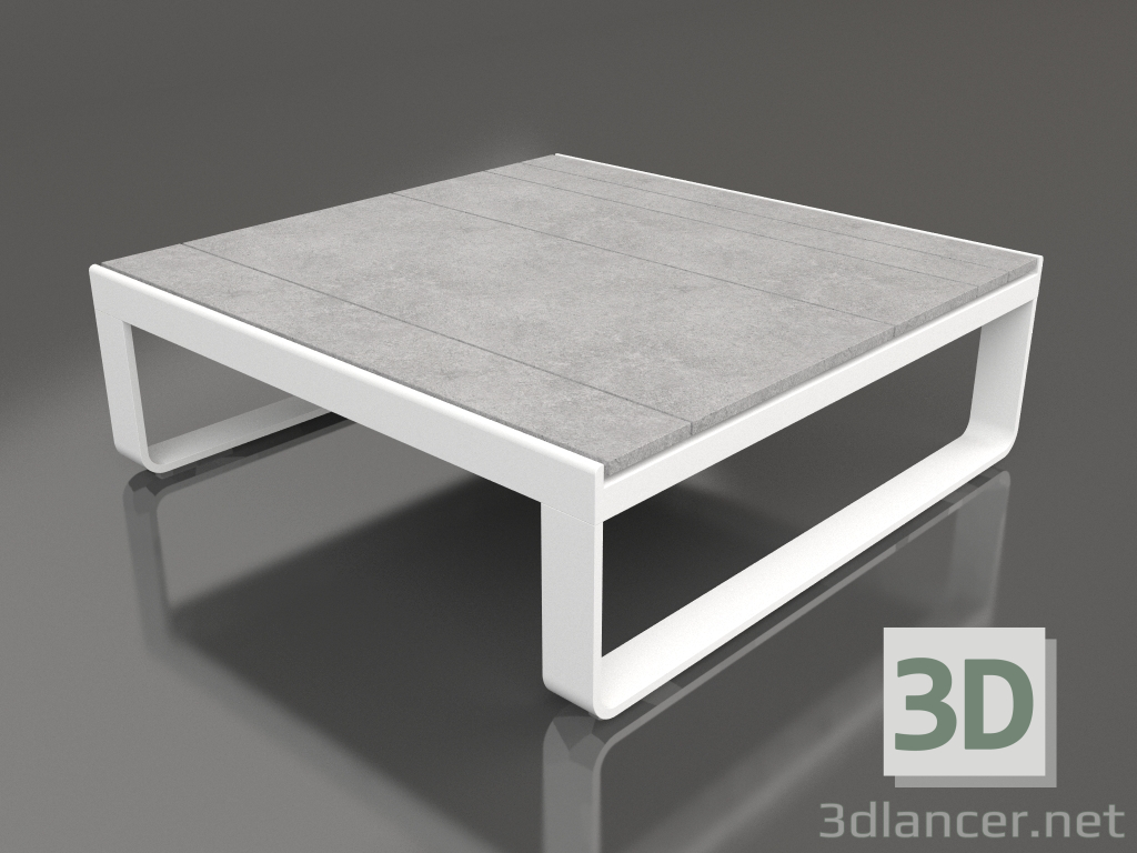 Modelo 3d Mesa de centro 90 (DEKTON Kreta, Branco) - preview