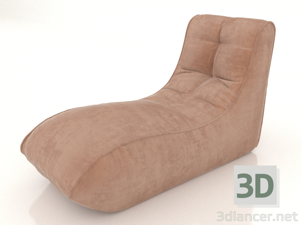 modello 3D Pouf Proud (tessuto 4) - anteprima