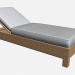 3d модель Шезлонг Deckchair 6460 6465 – превью