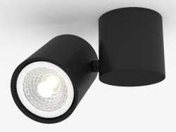 Luminaire à LED monté en surface (A1594 noir RAL9003)