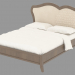 3d model Double bed L2IMONL - preview