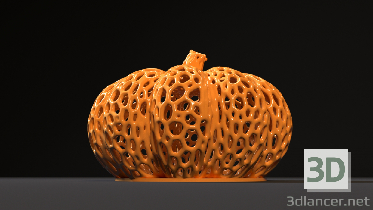 modello 3D di Zucca di Halloween comprare - rendering