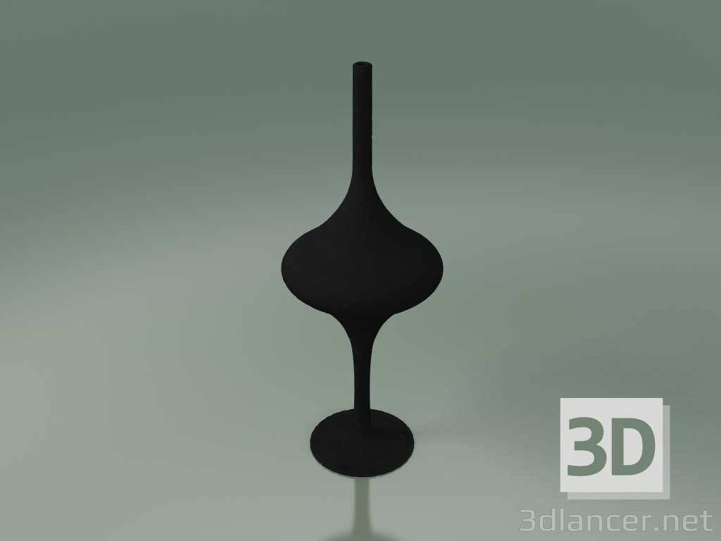 3d model Floor lamp (S, Glossy Black) - preview