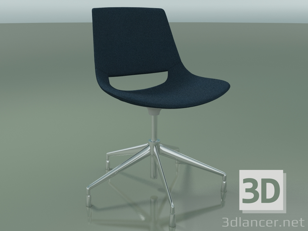 3d model Silla 1218 (5 patas, tapicería de tela, CRO) - vista previa