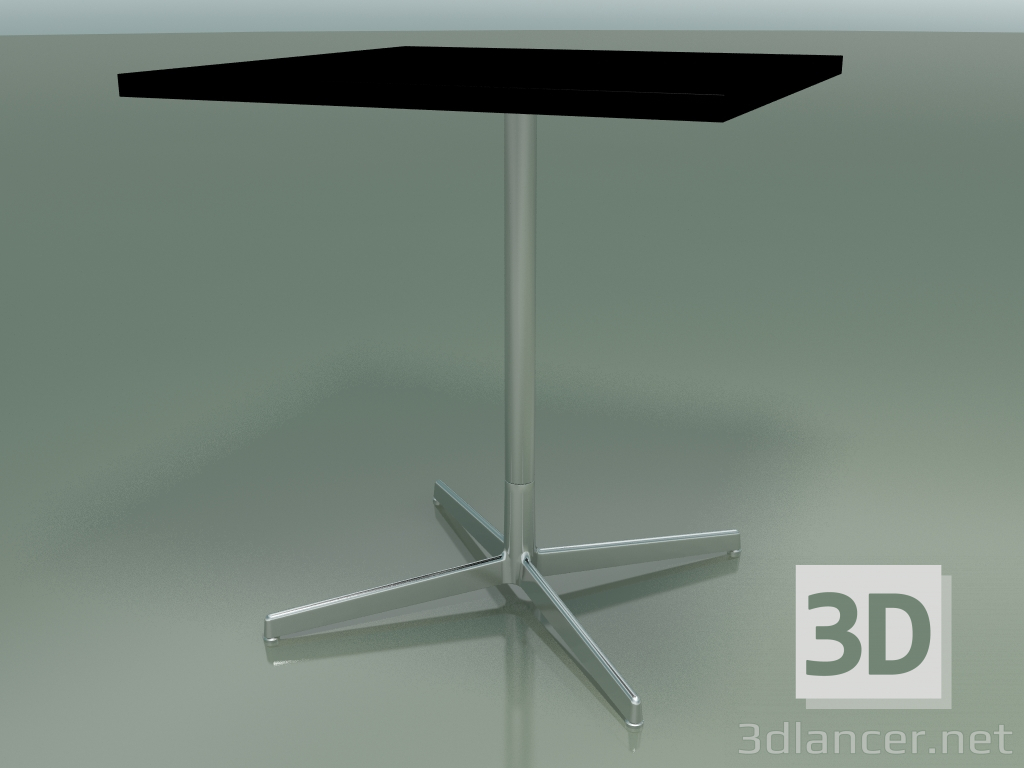 Modelo 3d Mesa quadrada 5509, 5529 (H 74 - 69x69 cm, preto, LU1) - preview