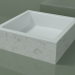 3d model Lavabo sobre encimera (01R121301, Carrara M01, L 48, P 48, H 16 cm) - vista previa