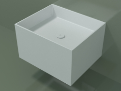 Lavabo sospeso (02UN32301, Glacier White C01, L 60, P 50, H 36 cm)