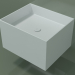 modello 3D Lavabo sospeso (02UN32301, Glacier White C01, L 60, P 50, H 36 cm) - anteprima