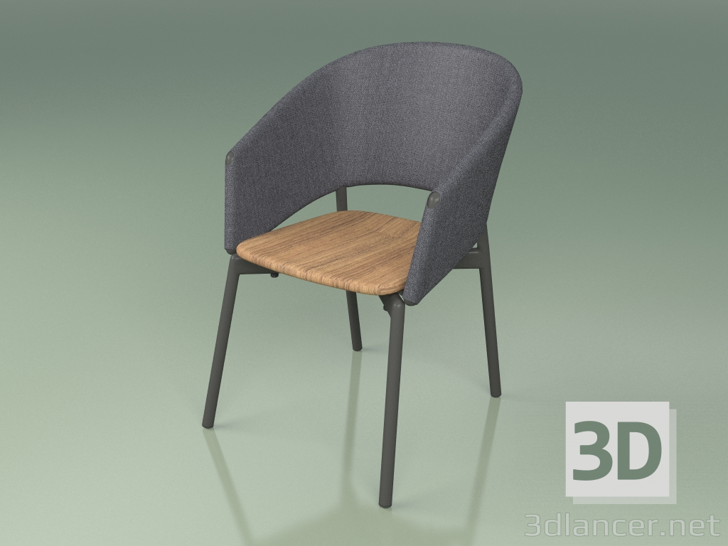 3d model Comfort chair 022 (Metal Smoke, Gray) - preview