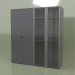 3d model Wardrobe 4 doors GL 140 C (Anthracite) - preview