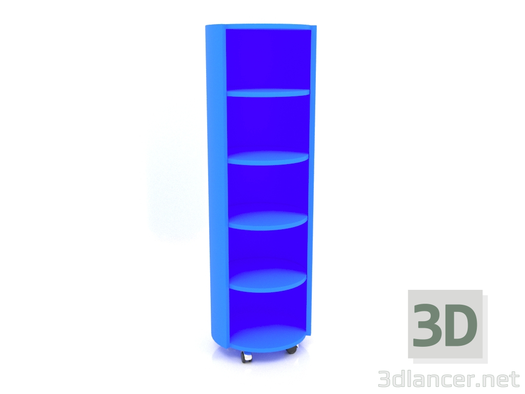 Modelo 3d Cremalheira sobre rodas TM 09 (D=503х1560, azul) - preview