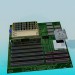 3D Modell Motherboard - Vorschau