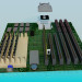 3D Modell Motherboard - Vorschau