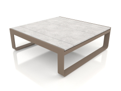 Coffee table 90 (DEKTON Kreta, Bronze)