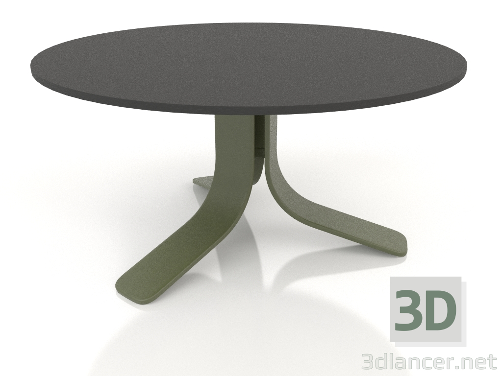 3d модель Кофейный стол Ø80 (Olive green, DEKTON Domoos) – превью