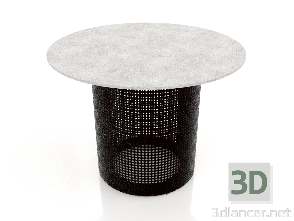 3d model Mesa de centro redonda Ø60 (Negro) - vista previa