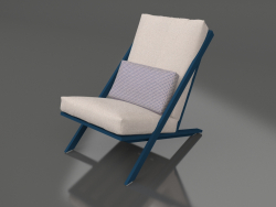 Sillón club para relajación (Gris azul)