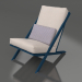 3d model Sillón club para relajación (Gris azul) - vista previa