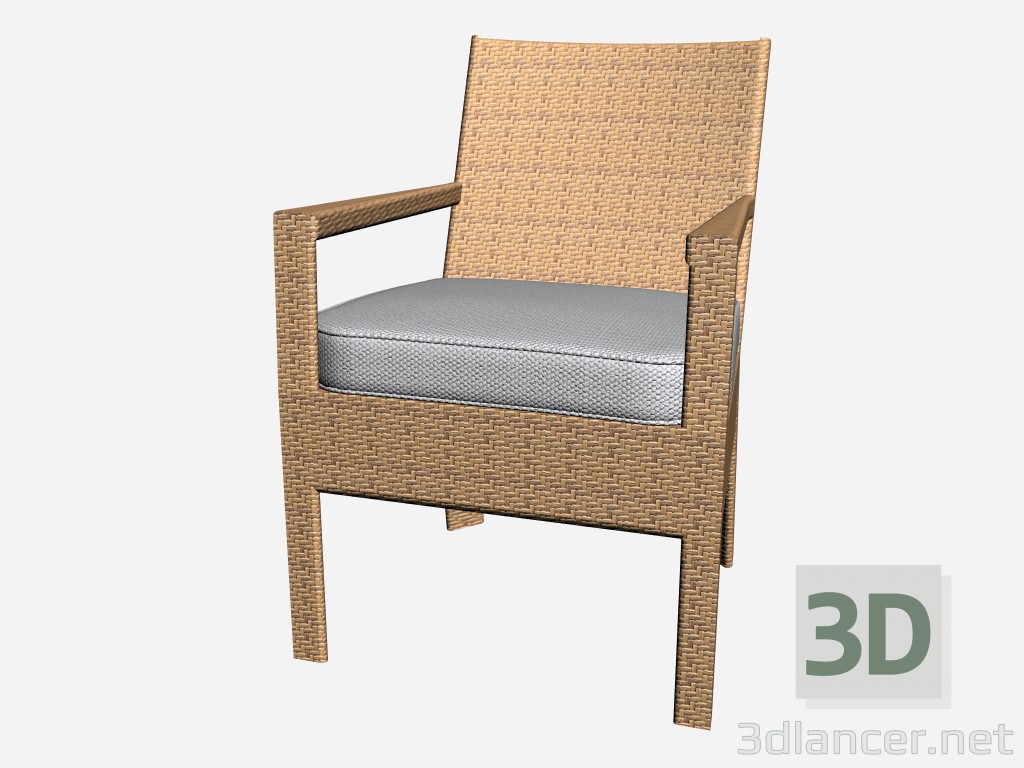 3d model Almuerzo Sillón Sillón de comedor 6411 6429 - vista previa