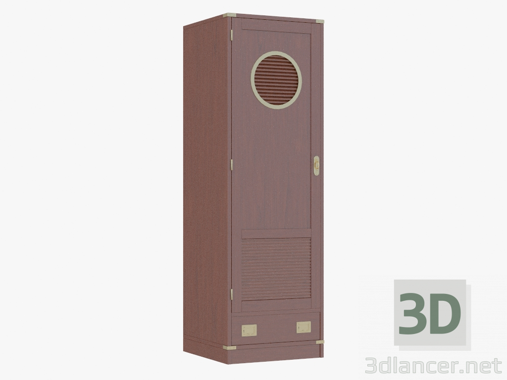 3d model Armario con una decoración en forma de una ventana - vista previa