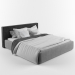 3d model Modern bed - preview