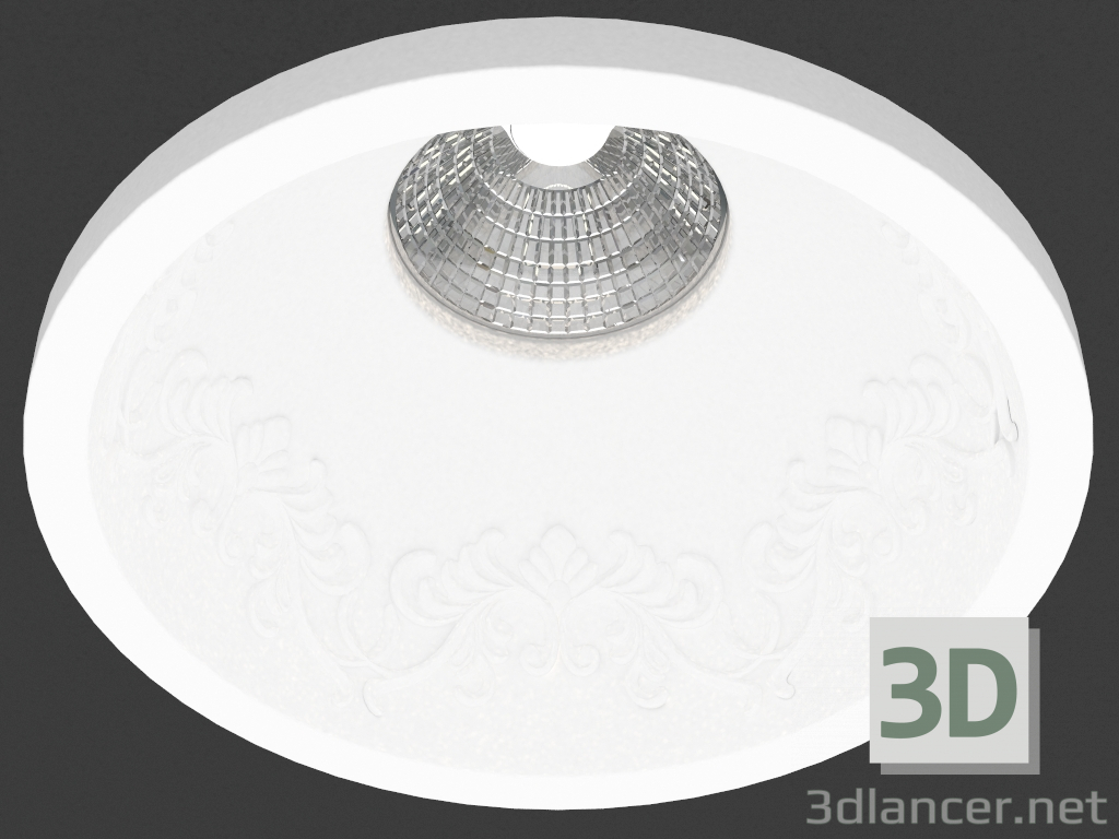 3d model Empotrada yeso luminaria (DL234G) - vista previa