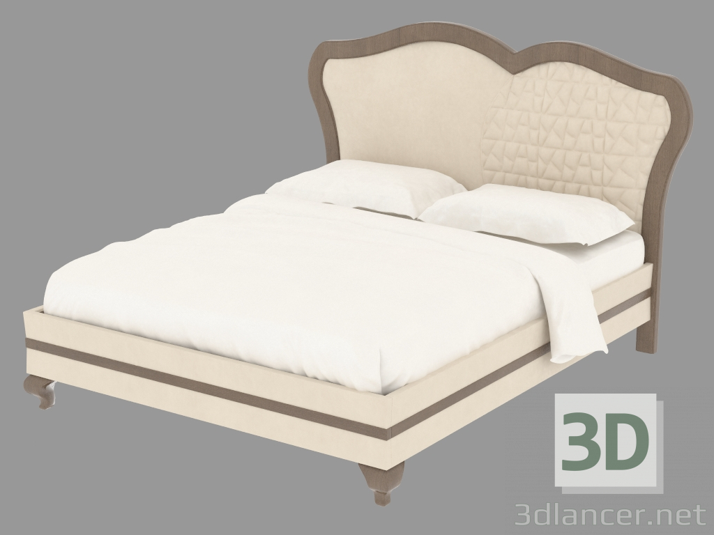 3D Modell Doppelbett L2MON - Vorschau