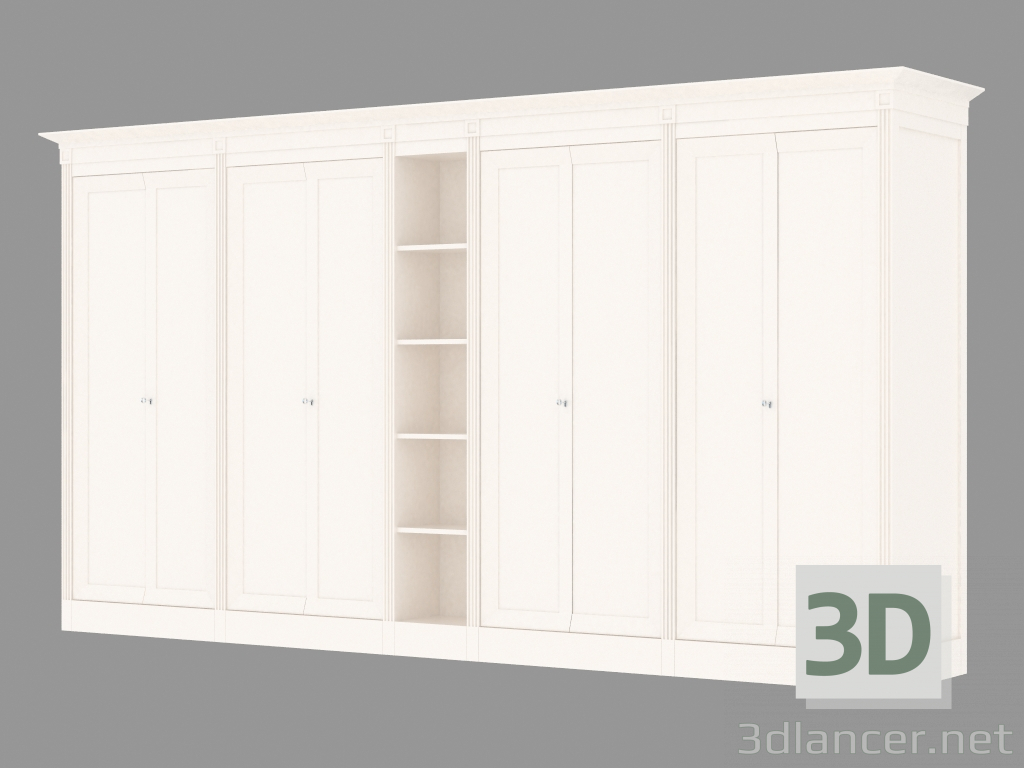 Modelo 3d Guarda-roupa - preview