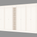 3D Modell Garderobe - Vorschau