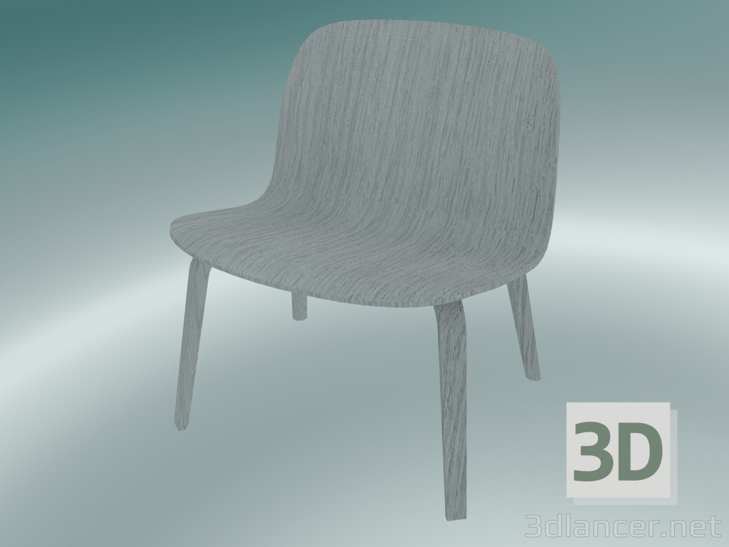 modello 3D Sedia per riposo Visu (Grigio) - anteprima