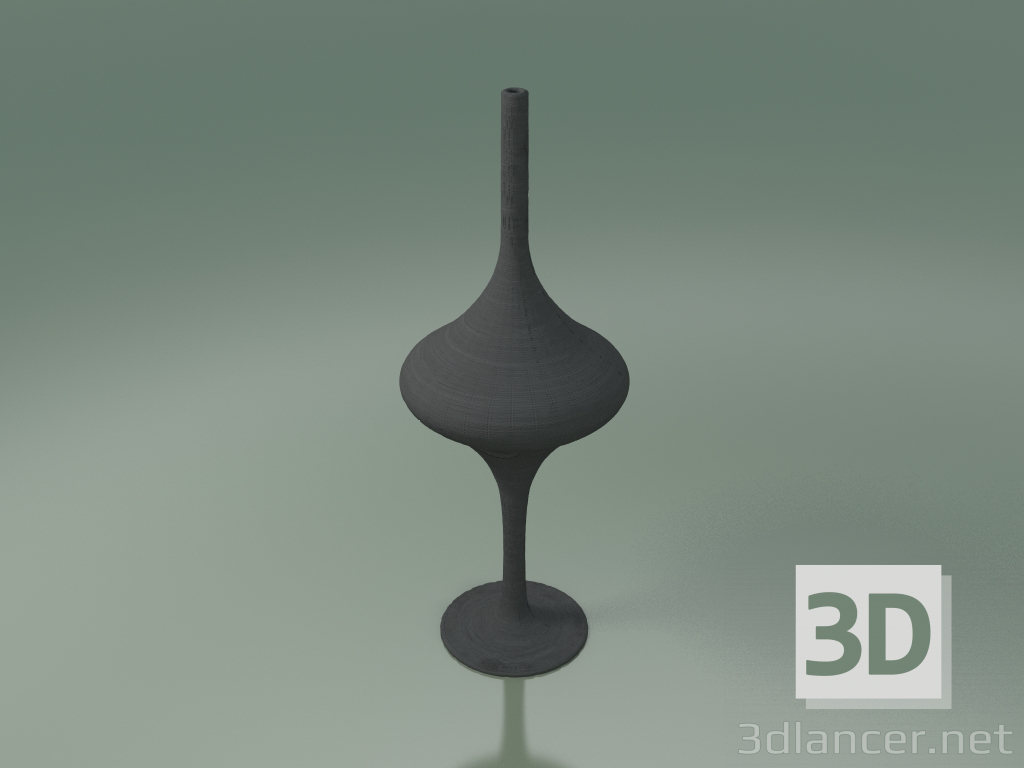 3d model Lámpara de pie (S, lacado gris) - vista previa