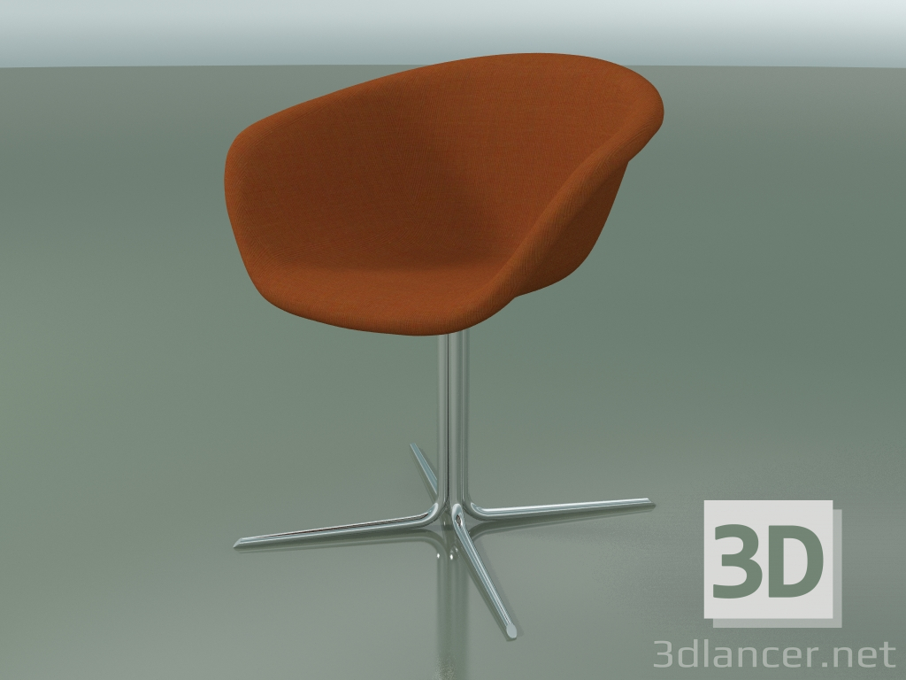 3d model Chair 4235 (4 legs, swivel, with upholstery f-1221-c0556) - preview