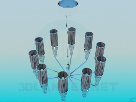 3D Modell Kronleuchter - Vorschau