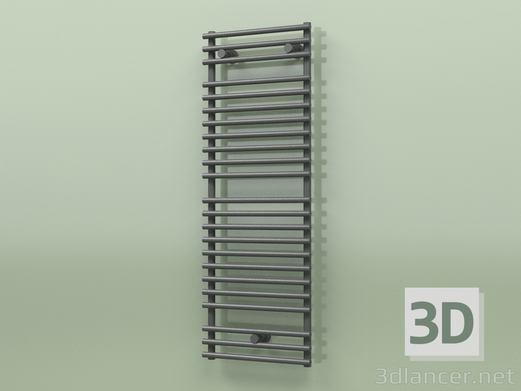 3d model Heated towel rail - Santorini (SAN 11 400 mm, RAL - 9005) - preview