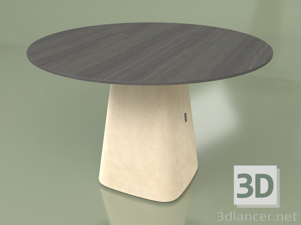 3d model Mesa de comedor Duo (Negro) - vista previa