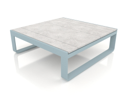 Coffee table 90 (DEKTON Kreta, Blue gray)