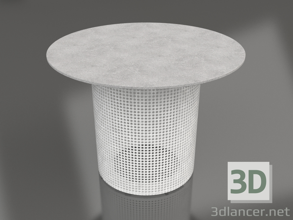 3D Modell Runder Couchtisch Ø60 (Weiß) - Vorschau