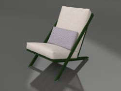 Fauteuil club de détente (Vert bouteille)