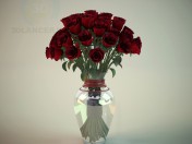 Vase mit Rosen