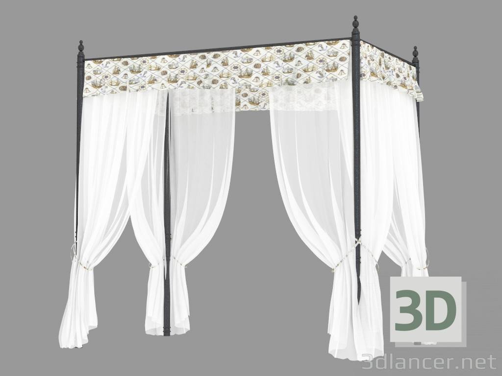 3d model Baldakhin for the bed - preview