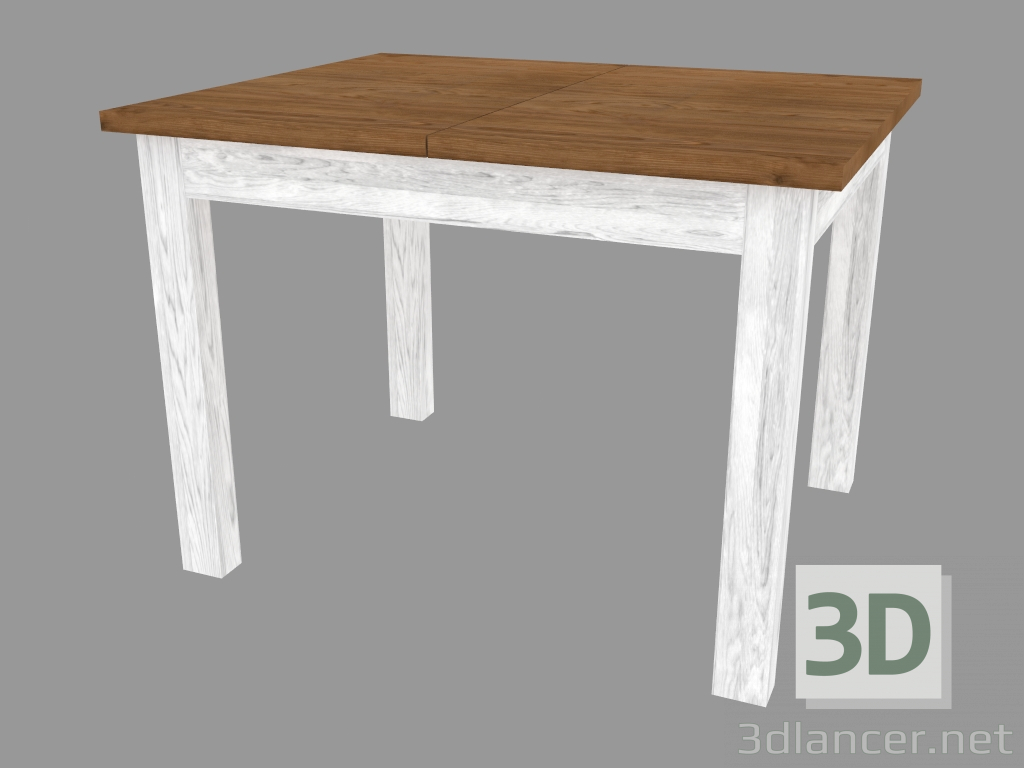 3d model Mesa pequeña (PRO.073.XX 110-190x79x88cm) - vista previa